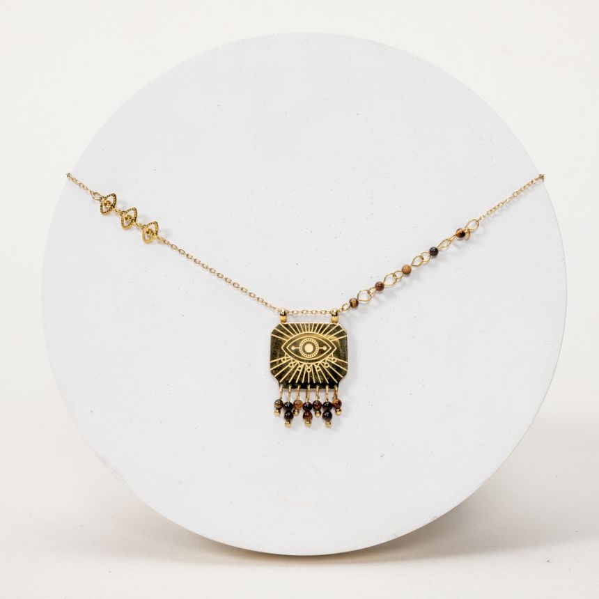 Pendentif Billie - Oeil de Tigre